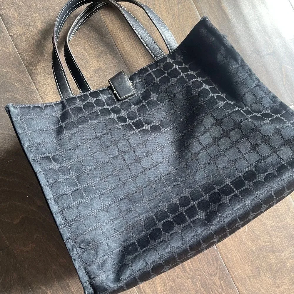 Vintage Kate Spade Print Mini Tote Bag